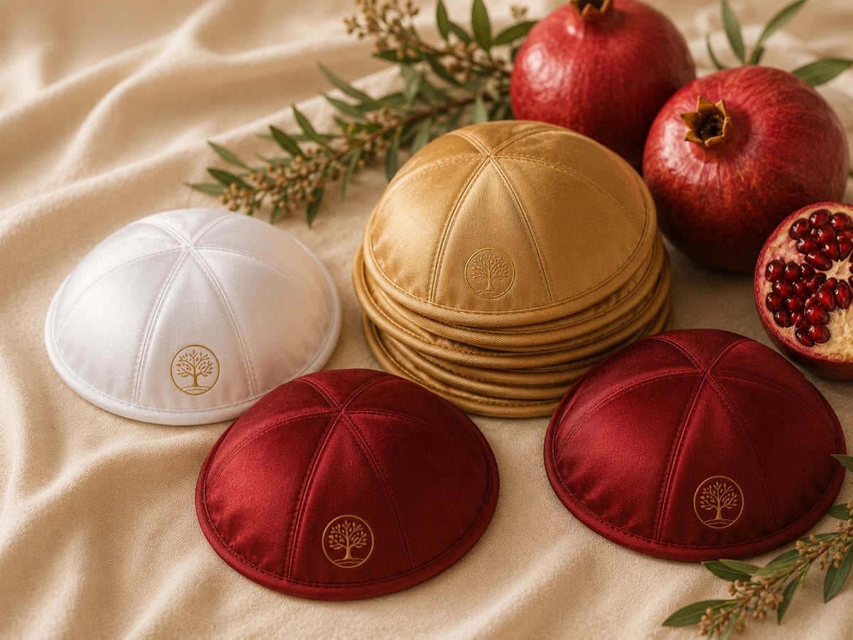 Custom kippahs for holidays and gifts