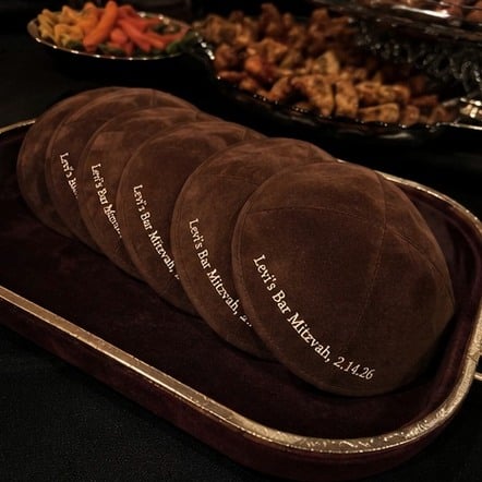 Branded kippahs with logo