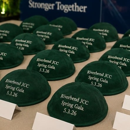 Customized kippahs for community and nonprofit events